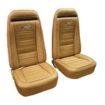 Corvette C3 Embroidered Oe Style Seat Covers Dark Blue Leather/vinyl 1973-1974. Fixed Price $1179.99.