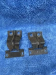 1967-1970 Mustang Gt Shelby Orig Fastback Fold Down Rear Trap Door Panel Hinges. Fixed Price $115.00.