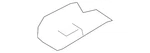 Genuine Honda Track Cover 81105-TLA-A01ZA. Fixed Price $33.00.