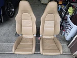 2014-2016 Porsche 911 991 Front Sport Seats Pair Right Left Luxor Beige Oem Used. Fixed Price $3495.00.