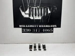 03-06 04 05 Jeep Wrangler Tj Rear Folding Flip Tumble Seat Bracket Set W/ Bolts. Fixed Price $152.10.