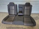 2014 Dodge Challenger R/t Used Rear Black Cloth Seat Assembly Upper Lower Shipd. Fixed Price $978.99.