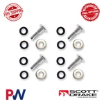 Scott Drake Chrome Seat Belt Bolt Kit 1964-1973 Ford Mustang 382627-K. Fixed Price $75.16.