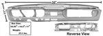Dash Panel Assembly, 1965 Gt & All 1966 Mustangs, New. Fixed Price $493.94.