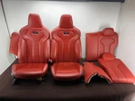 Front Rear Seats Red Leather Set Interior Bmw F82 M4 (2015-2020) Oem. Fixed Price $1995.00.