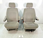 99-03 Oem Volkswagen Eurovan Front Left Right Side Seat Cloth Gray Set Note*. Fixed Price $549.95.