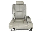 Right Passenger Side 3RD Row Seat Gray Leather Fits 2007-2014 Gmc Yukon 77421. Fixed Price $278.99.
