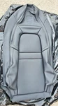 Orig. Porsche Backrest Cover Leather Black L=r Crest 992881806AK8BYR. Fixed Price $2137.49.