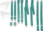 Pg Classic 2850-70BUK-434 Mopar 1970 E-body Bucket Seat Belt Set (green). Fixed Price $906.99.