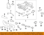 Gm Oem 18-16 Impala Seats Tracks Components-cushion Frame 13506152. Fixed Price $452.42.