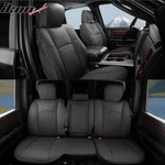 Fits 13-25 Dodge Ram 1500 13-26 2500 3500 Front Rear Seat Covers Full Set Black. Fixed Price $129.99.