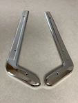 1965 1966 Ford Mustang Rh & Lh Front Seat Back Side Shield Trim Molding Aluminum. Fixed Price $49.99.