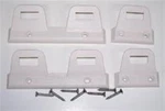 New Mopar 1968-69 White Bench/bench Seat Belt Clips. Fixed Price $49.99.