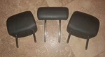 2010-2015 Toyota Prius Sedan Rear Head Rest Black Leather Red Stitch Set Of 3. Fixed Price $125.18.