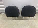 2013-2019 Nissan Sentra Sr Front Headrest Set Black Cloth Blue Stitching Oem. Fixed Price $89.00.