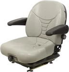 Fits Mustang Skid Steer Seat & Mechanical Suspension W/arms - Gray Vinyl. Fixed Price $759.00.