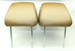 Jeep Jk Wrangler Oem Tan Brown Camel Leather Front Seat Headrest Pair 2011-2017. Fixed Price $129.99.