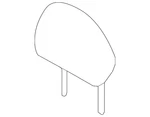 Genuine Nissan Headrest 86400-6MA0A. Fixed Price $349.55.