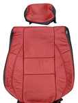 Black & Cardinal Red Mopar Leather Seat Covers For 2011-26 Dodge Durango 3 Row. Fixed Price $899.96.
