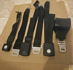 1970-1971 Mustang Cougar Seat Belt Set W/ Retractors Black Og Fomoco. Fixed Price $297.50.