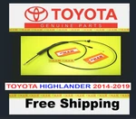 Hood Cable Cabel Wire Oem Dash Handle Release Latch Toyota Highlander 14-19. Fixed Price $74.45.