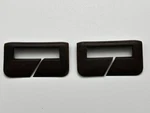 Oem Toyota Land Cruiser FJ40LX BJ42LX Rear Shoulder Seat Belt Brown Trim Pieces. Fixed Price $275.00.