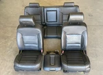 2016-2019 Gmc Sierra 2500 Denali Front Rear Seat Dark Brown Set Oem 1663. Fixed Price $1954.99.