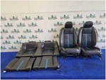 2010-2012 Ford Mustang Gt Coupe Set Bucket Leather Seats Blue Stripe *read 2838. Fixed Price $499.99.