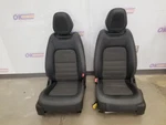2017 Gmc Canyon All Terrain Front Bucket Seat Set Black Leather/ Cloth. Fixed Price $605.62.