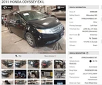 Passenger Front Seat Bucket Leather Heated Fits 11-13 Odyssey 4539682. Fixed Price $464.90.