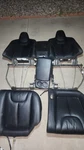 Tesla Model Black Leather Executive Rear Seats Complete Set. Fixed Price $670.00.
