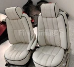 For Land Rover -range Hse L322 (2007-2012) Real Leather Front Covers Ivory. Fixed Price $528.93.