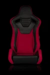 Braum Racing Elite-s Series Sport Seats Black & Red Pair. Fixed Price $899.99.