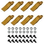 Bucket Uniteeth W/ Hardware 3/8" Hole Spacing 132-4720 Fits Cat Skid Steer. Fixed Price $190.00.