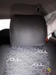 2010 Kia Soul Driver Front Headrest Only Black Cloth. Fixed Price $110.00.