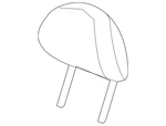 Genuine Honda Headrest 81140-SWA-A01ZA. Fixed Price $138.42.