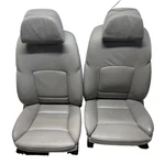 Bmw F10 11-13 Front Driver Passenger Sport Seats Grey Leather Heated. Fixed Price $648.50.