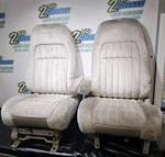 88-94 Obs Chevy Silverado Gmc Sierra Front Bucket Seats Gray Cloth With Rails Oe. Fixed Price $1299.99.