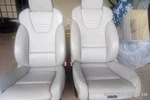 2004-2008 Audi S4 Front Pair Of Seats, Light Gray Leather Recaro Oem. Fixed Price $1200.00.