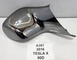 16-23 Oem Tesla Model X Rear Right 2ND Row Monopost Seat Trim Cover Chrome *. Fixed Price $39.95.
