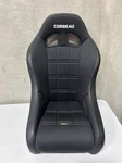 Blemished Corbeau Baja Xp Black Vinyl/cloth Fixed-back Racing Seat Single. Fixed Price $400.00.