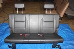 05-12 Nissan Armada Rear Bench Seat W/ Belts 3RD Third Row Leather Gray Clean. Fixed Price $329.50.