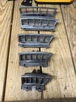 1965-1966 Mustang Fastback Fresh Air Vent Louver Passenger Side Inserts Set. Fixed Price $400.00.