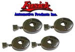 1970-1972 Chevy Nova Malibu Ss Bucket Seat Chrome Headrest Escutcheon Set. Fixed Price $64.00.