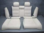 07-10 Bmw E93 335I Convertible Rear Seat Upper & Lower Leather Cushion Set Oem. Fixed Price $373.26.