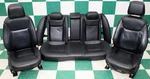 12' 300 *wear* Black Leather Heated Power Front Buckets Backseat Seats Set Oem. Fixed Price $768.54.