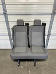 2015-2026 Ford Transit Oem Seat Gray Cloth; 36" Dual Passenger. Fixed Price $499.99.