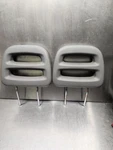 2005-2007 Dodge Dakota Rear Seat Left & Right Vinyl Headrest Assembly Gray Oem. Fixed Price $75.00.