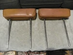1972 1973 Amc Rambler Rebel Classic Matador Head Rests Brown Oem. Fixed Price $50.00.