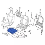 Oem New 20-25 Ford Transit Van Front Seat Bottom Foam Cushion Pad Lh Driver Side. Fixed Price $165.00.